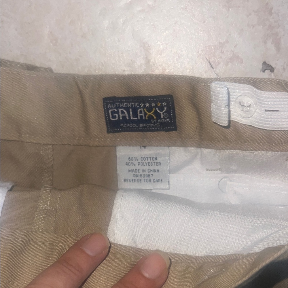 Galaxy By Harvic Men's Khaki Chinos - Picture 4 of 5